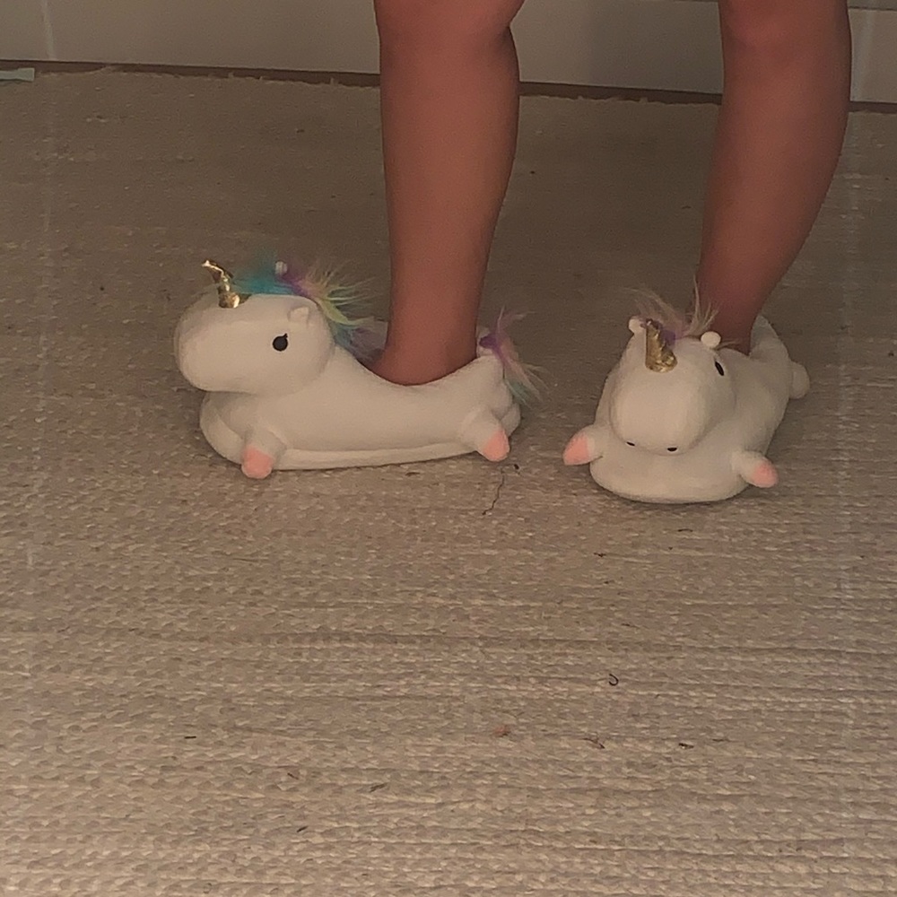 Unicorn slippers